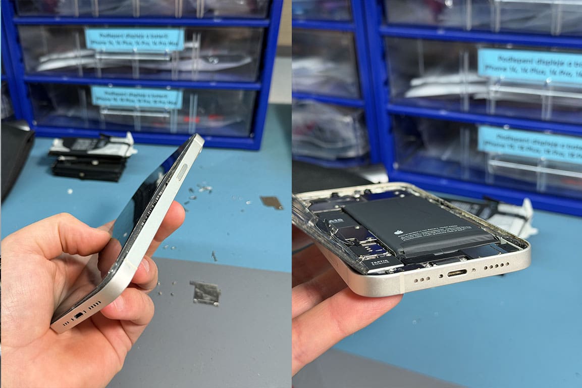 nafoukla baterie iPhone 13